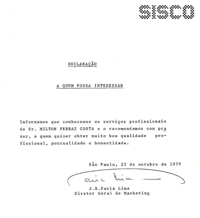 Carta da Sisco