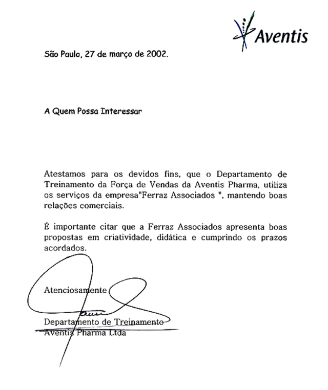 Imagem da carta original