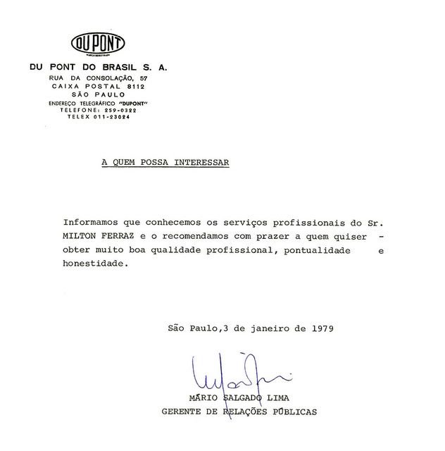 Carta da Du Pont