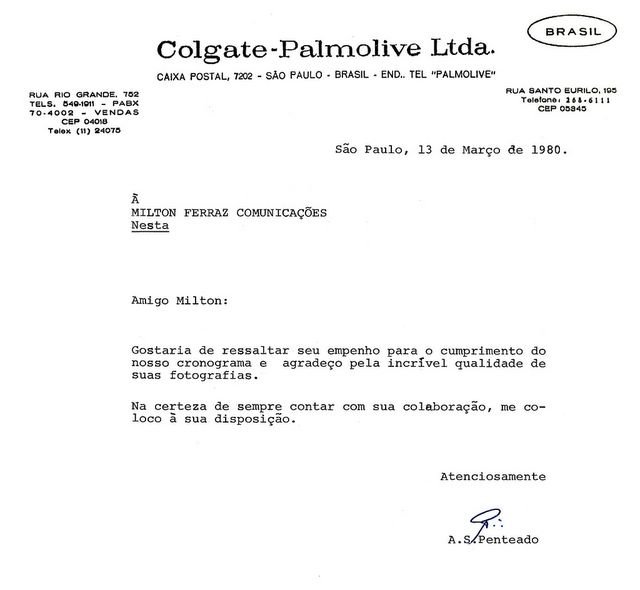 Imagem da carta original