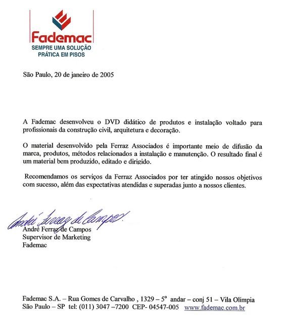 Imagem da carta original
