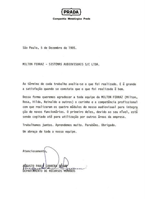 Imagem da carta original