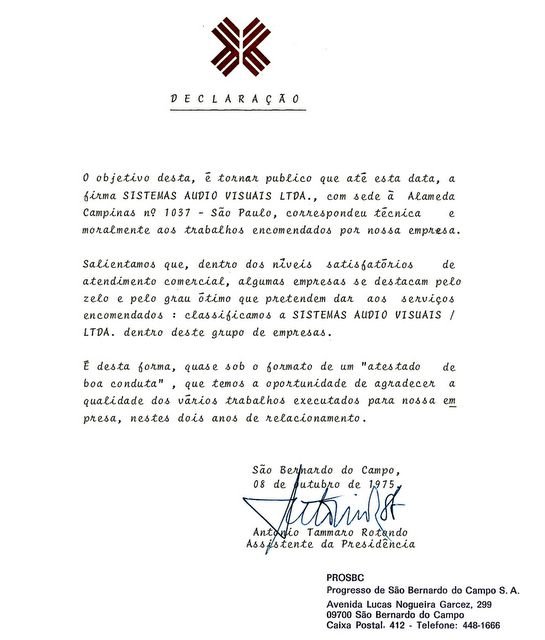 Imagem da carta original