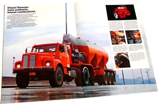 Trabalho visual produzido para a Scania