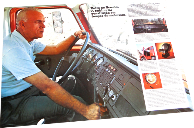 Trabalho visual produzido para a Scania