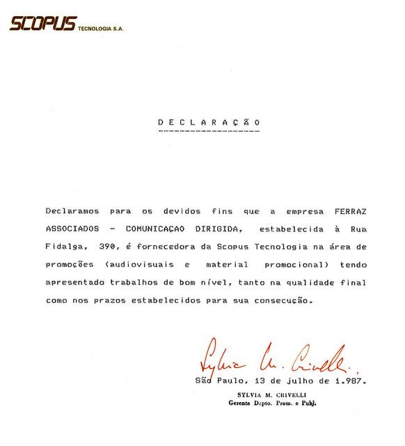 Carta da Scopus