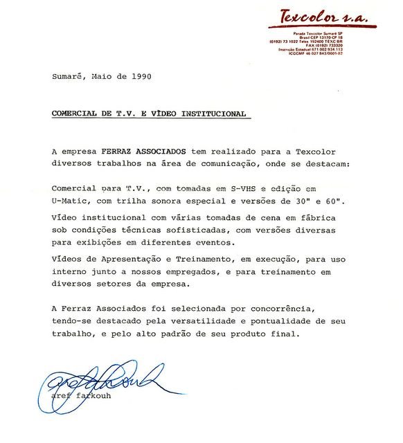 Imagem da carta original